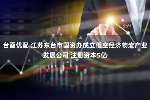 台面优配 江苏东台市国资办成立低空经济物流产业发展公司 注册资本5亿