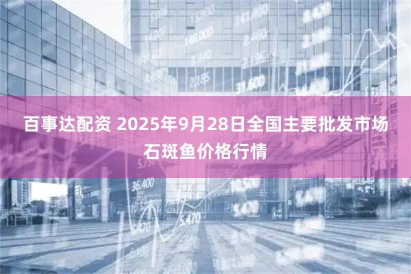 百事达配资 2025年9月28日全国主要批发市场石斑鱼价格行情